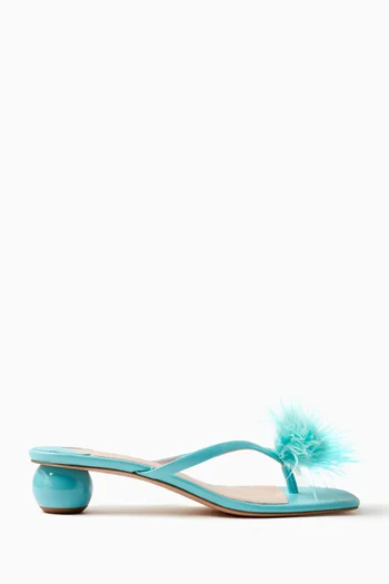 Bahama Sphere 40 Sandals in Leather