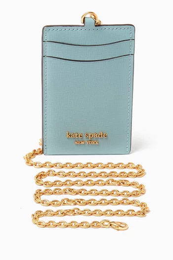 Morgan Lanyard in Saffiano Leather