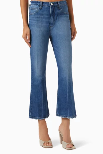 Le High 'N' Tight Crop Mini Boot Jeans in Denim