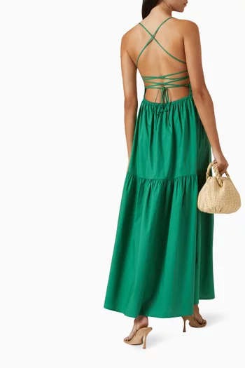 Alexis Maxi Dress in Cotton