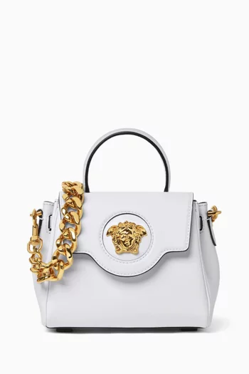 Small La Medusa Handbag in Leather