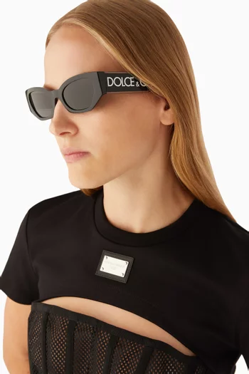 Cat-eye Sunglasses in Acetate