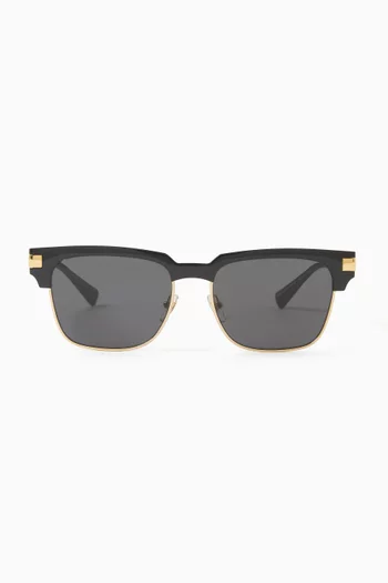 Square Frame Sunglasses in Acetate