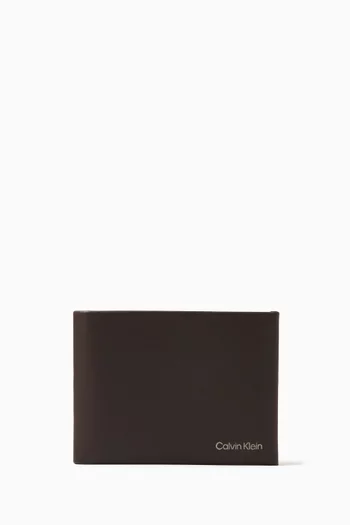 CK Concise Bi-fold Wallet in Leather