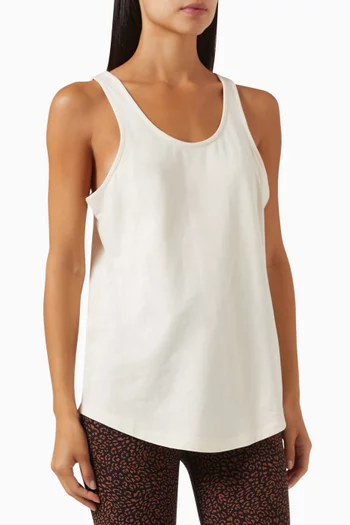 Issy Tank Top in Recycled Cotton-jersey