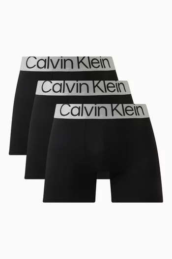 Logo Boxers in Nylon, Set of 3