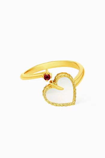 Farfasha Petali del Mare Ring in 18kt Yellow Gold