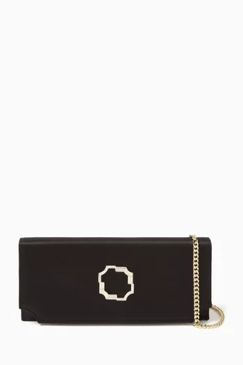 Vivien Clutch Bag in Satin