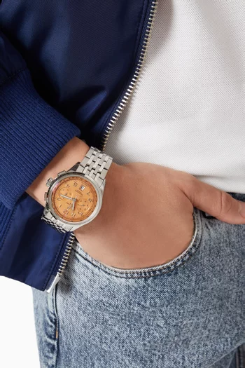 ساعة بريميير B01 كرونوغراف ستانلس ستيل، 42 مم