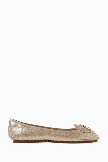 Lilly Ballet Flats in Faux Leather