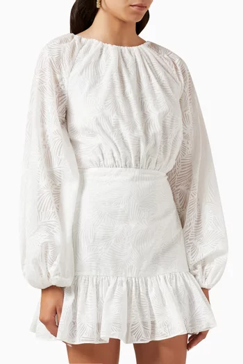 Zofia Mini Dress in Cotton-blend