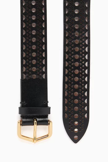 Neo Vienne Belt In Calfskin