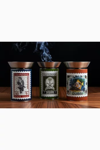 Medium Vintage Post Stamps Mabkhara - Dubai