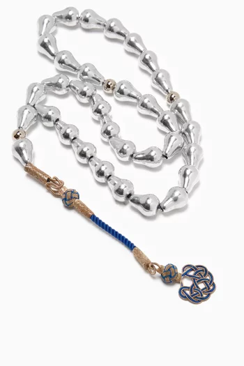 Large Aluminum Masbaha Prayer Beads