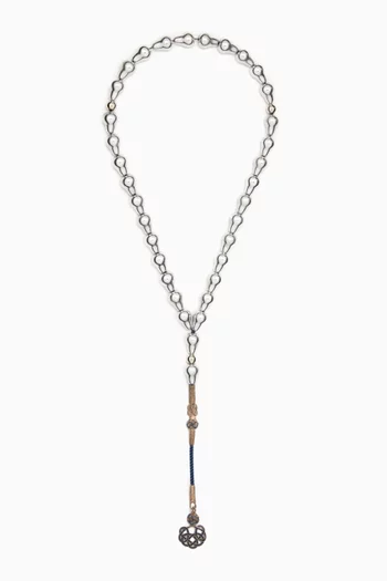 Large Aluminum Masbaha Prayer Beads