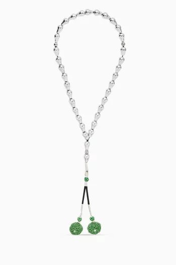 Large Aluminum Masbaha Prayer Beads