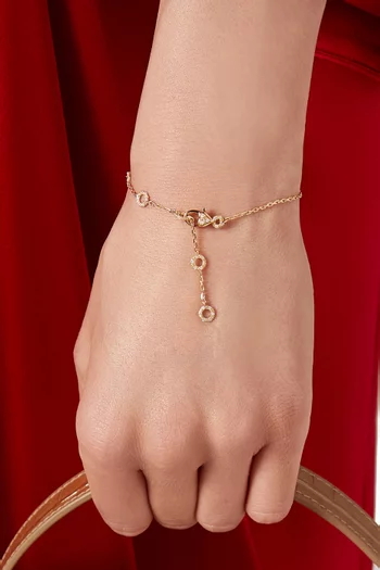 Solitaire Mini Donuts Diamond Bracelet in 18kt gold