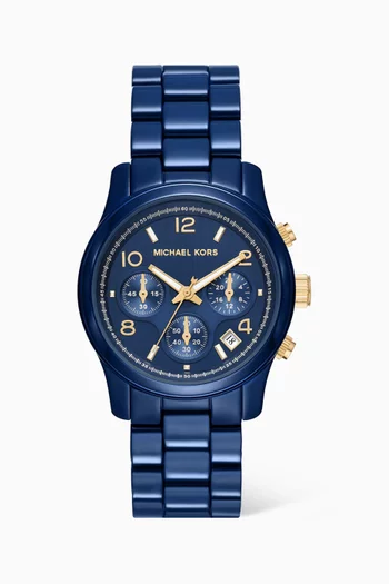 Navy blue michael kors hot sale
