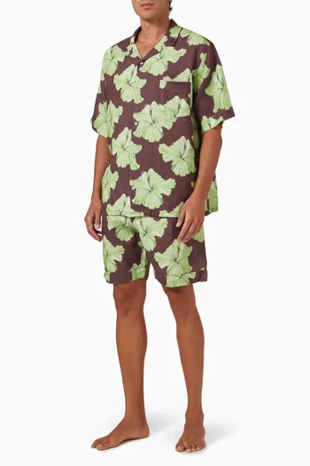 Cuban Pyjama Set in Linen