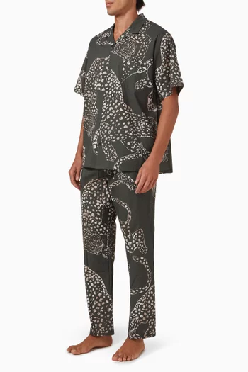 Cuban Long Pyjama Set in Organic Cotton