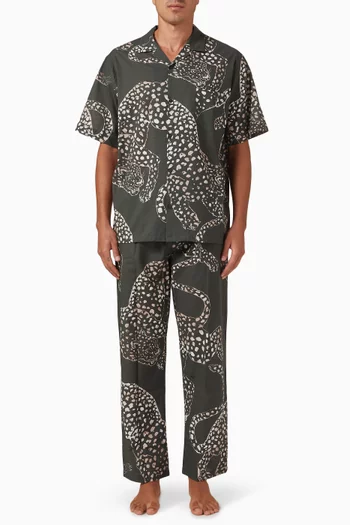 Cuban Long Pyjama Set in Organic Cotton