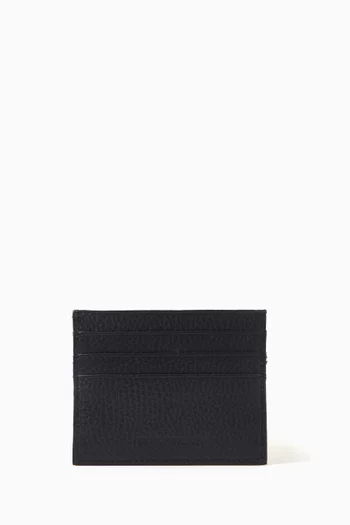 Card Holder in Tumbled Leather