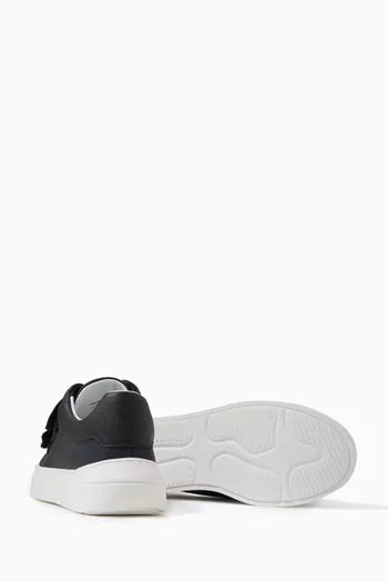 Eagle Logo Sneakers in Leather