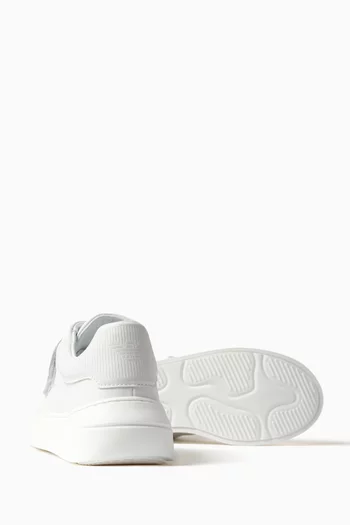 Eagle Logo Sneakers in Leather