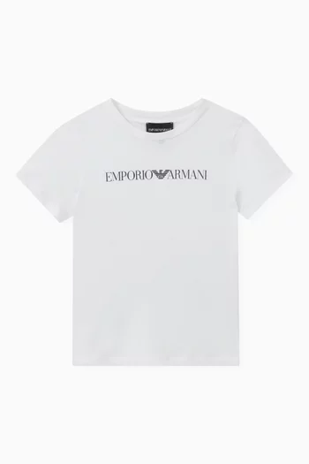 Logo-print T-shirt in Cotton