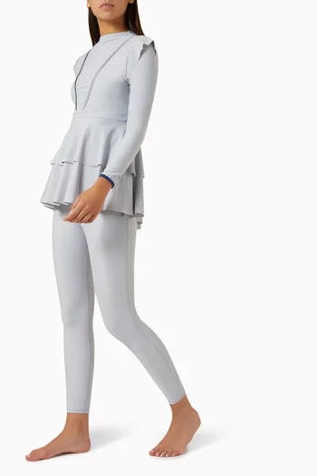 Sunset Swim Tights in ECONYL® Nylon