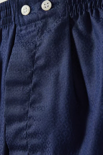 Lombard 6 Boxer Shorts in Cotton Jacquard