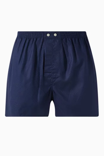 Lombard 6 Boxer Shorts in Cotton Jacquard