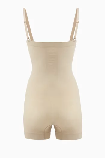 Seamless Sculpt Strapless Mid Thigh Bodysuit