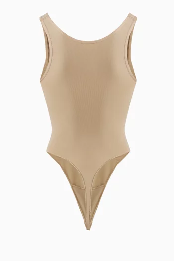 Seamless Sculpt Scoop Neck Thong Bodysuit