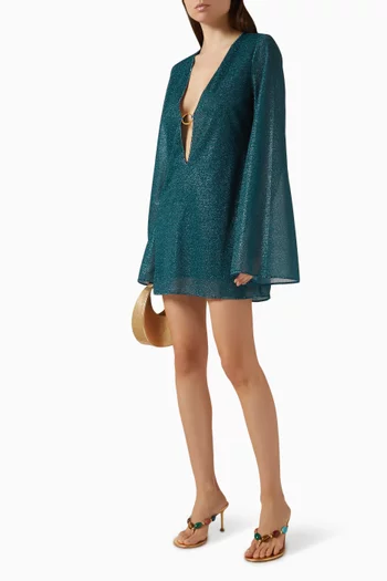 Lumière O Gem Mini Kaftan in Lurex