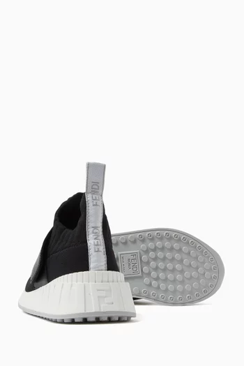 Logo Band Sneakers in Mesh