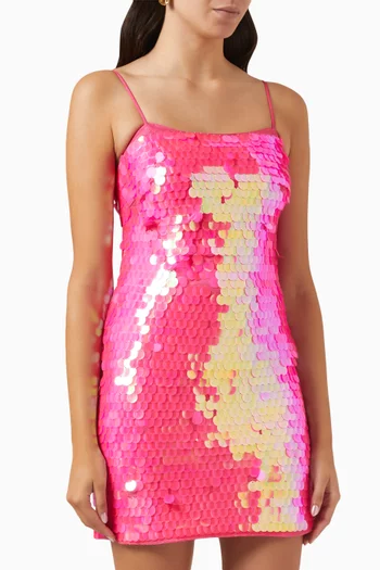 Lucy Sequinned Mini Dress