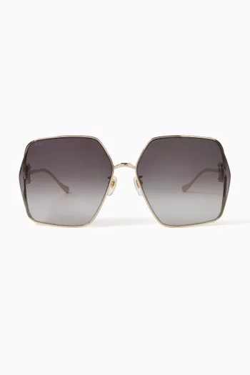 Aviator Sunglasses in Metal