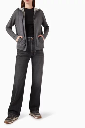 Hoodie in Cotton-blend