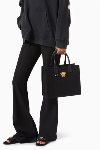 Small Medusa Tote Bag in Canvas