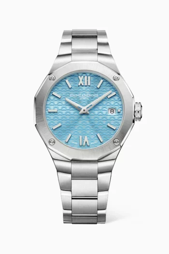 Riviera Quartz Stainless Steel Watch, 43mm