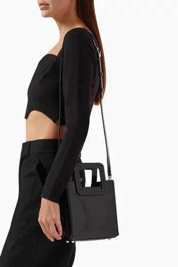 Mini Shirley Tote Bag in Shiny Leather