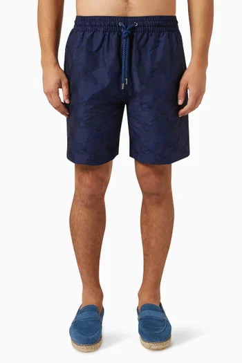 Copa Camo Board Swim Shorts in ECO Luna