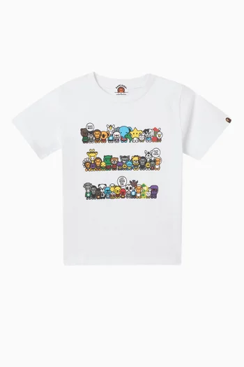 Milo A-to-Z Hoop T-shirt in Cotton-jersey