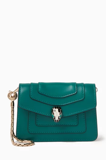 Serpenti Forever Charm in Leather