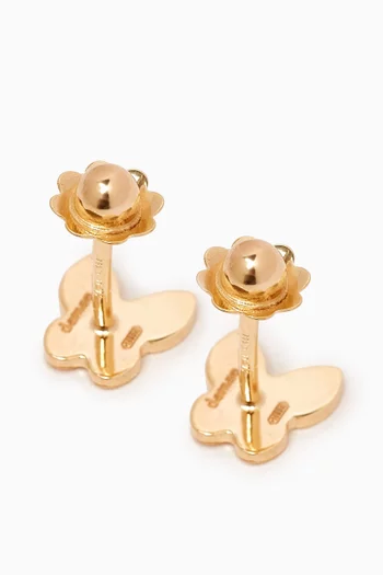 Ara Butterfly Earrings in 18kt Yellow Gold