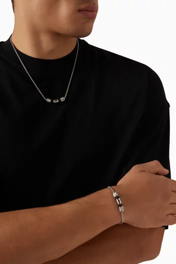 EA Eagle Key Basics Necklace in Stainless Steel