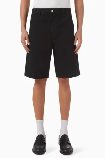 Single Knee Shorts in Cotton