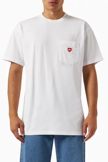 Pocket Heart T-shirt in Cotton Jersey