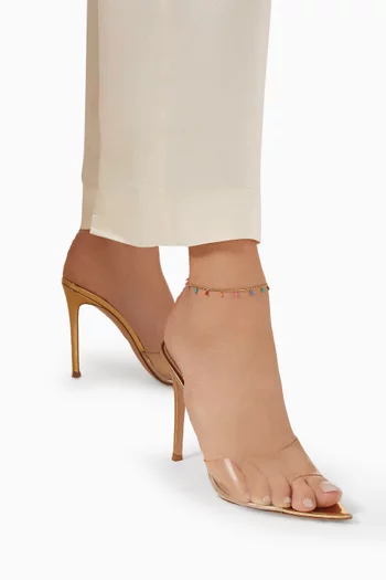 Fhaya Anklet in Gold-plated Brass